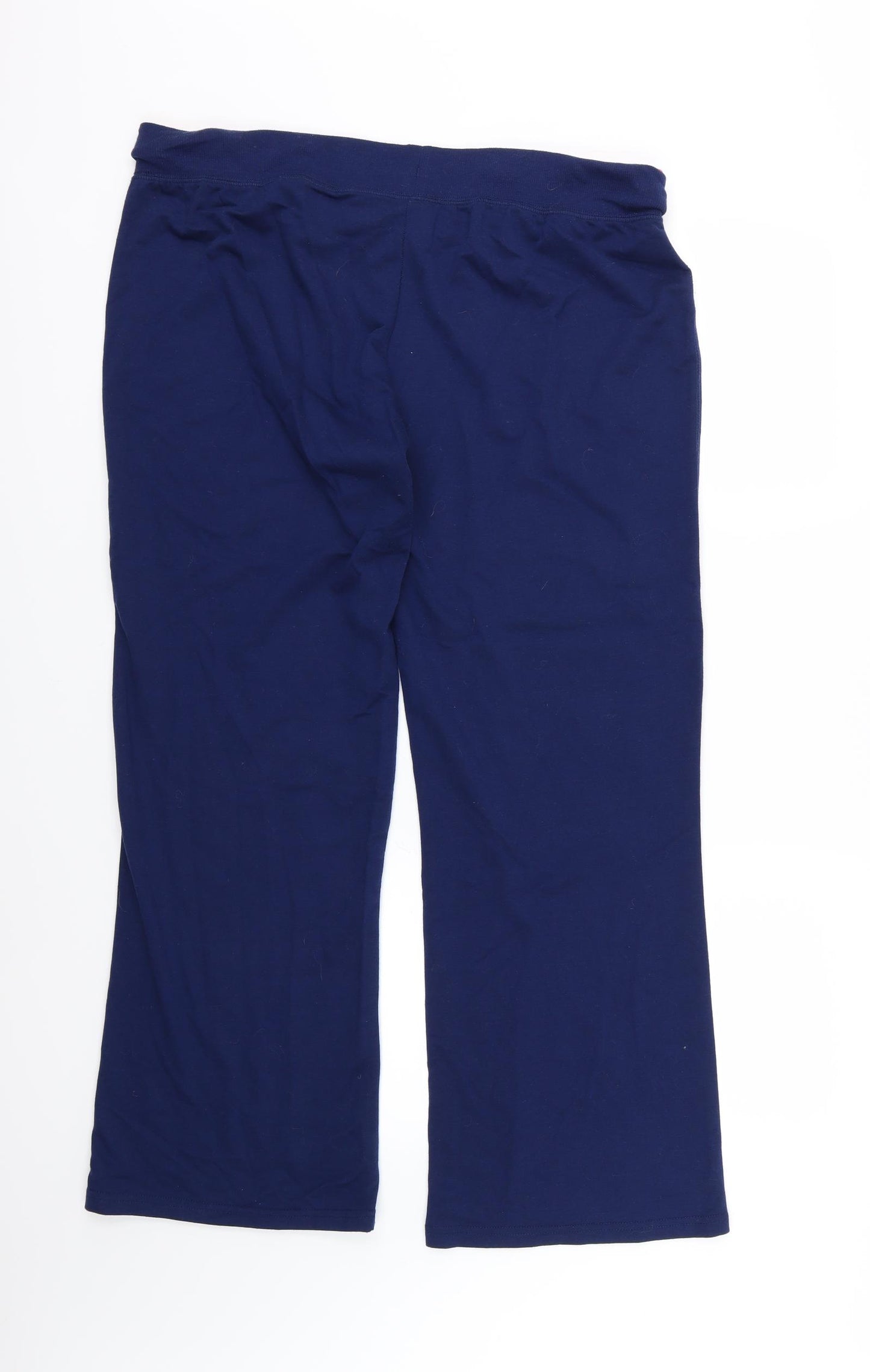 E-vie Womens Blue  Jersey Jogger Trousers Size 20 L30 in