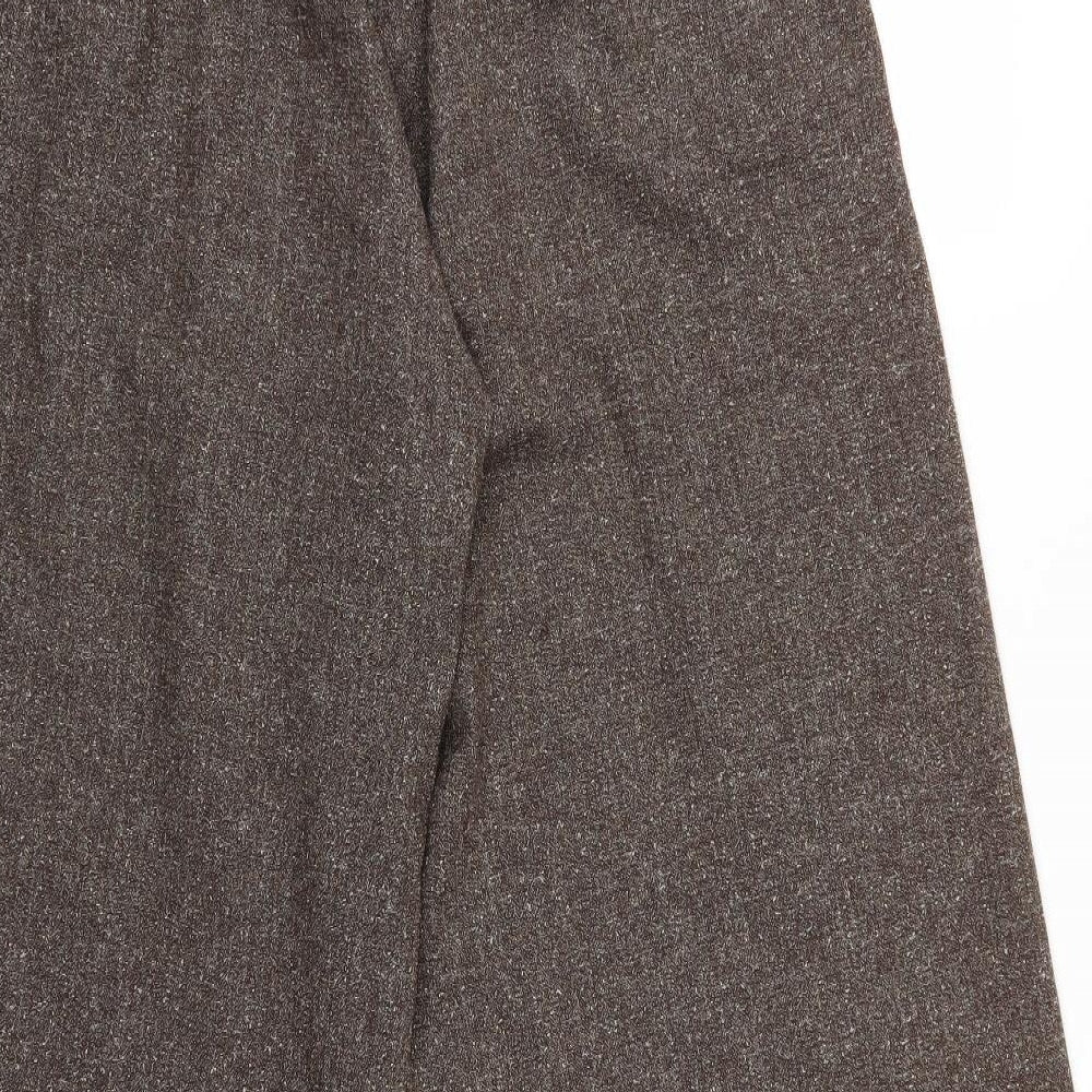 Preworn Womens Brown   Trousers  Size 16 L28 in