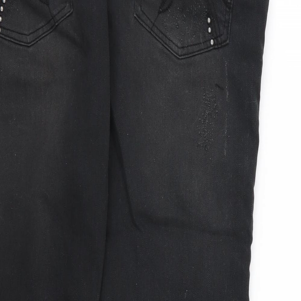Cherokee Womens Grey  Denim Straight Jeans Size 18 L31 in