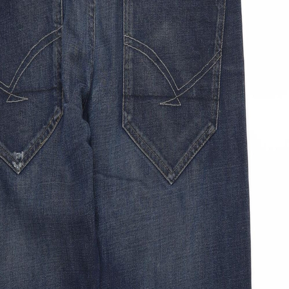 Firetrap Mens Blue  Denim Straight Jeans Size 30 L32 in