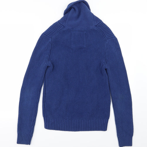 H&M Womens Blue  Knit Pullover Jumper Size S