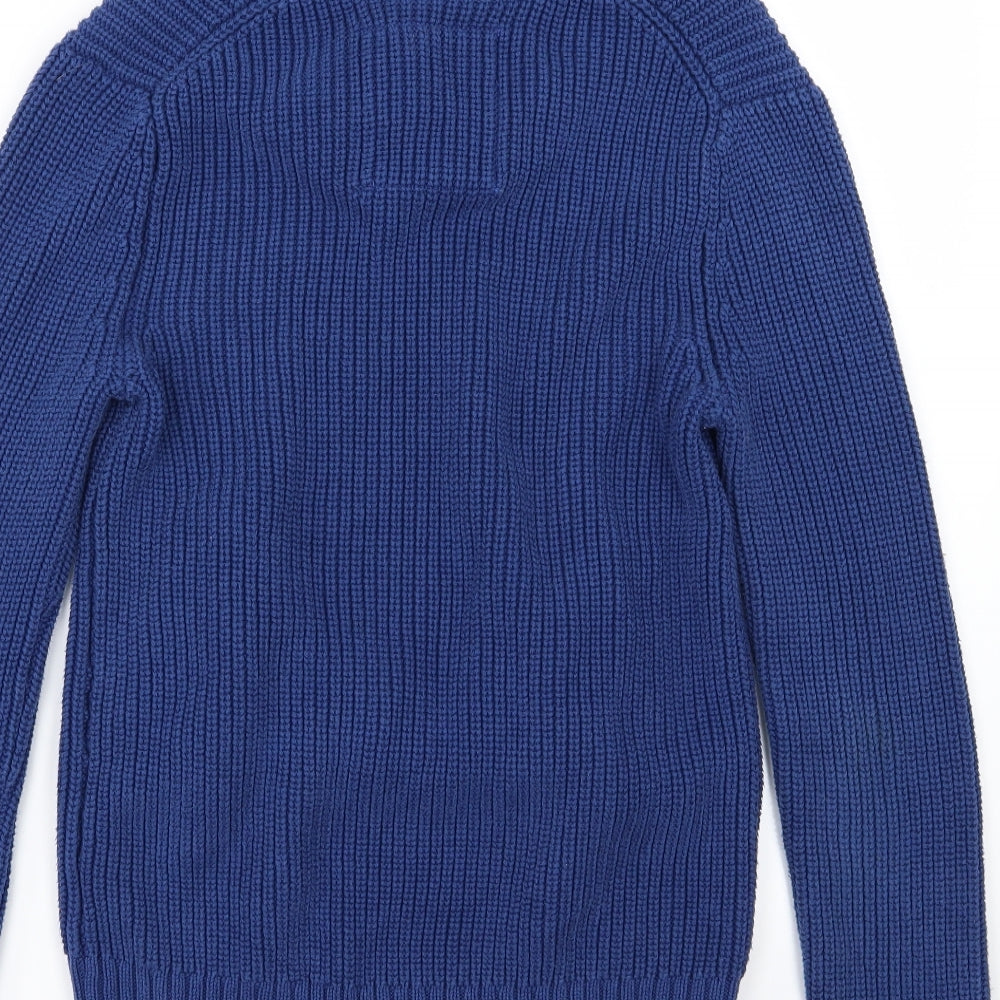 H&M Womens Blue  Knit Pullover Jumper Size S