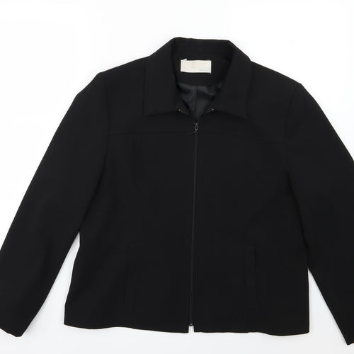 AMARANTO Womens Black  Rayon Jacket  Size 18
