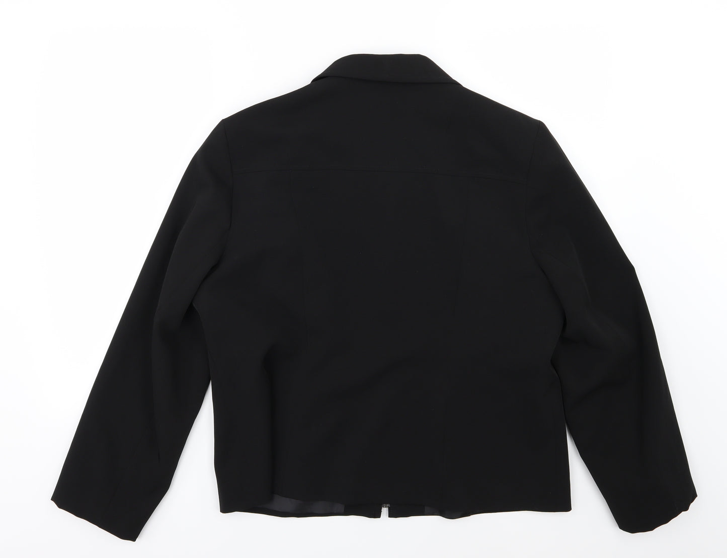 AMARANTO Womens Black  Rayon Jacket  Size 18