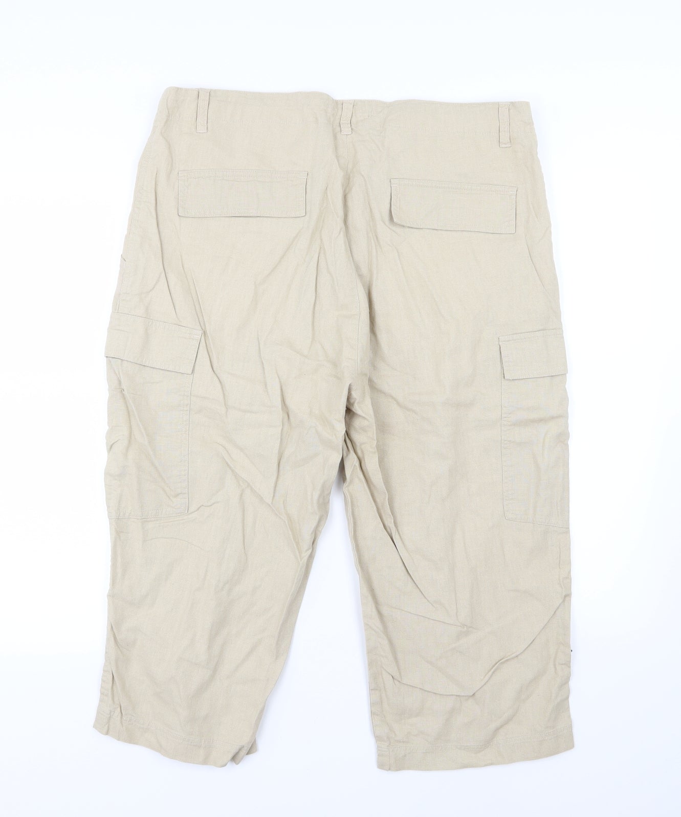 Preworn Womens Beige   Cargo Shorts Size L