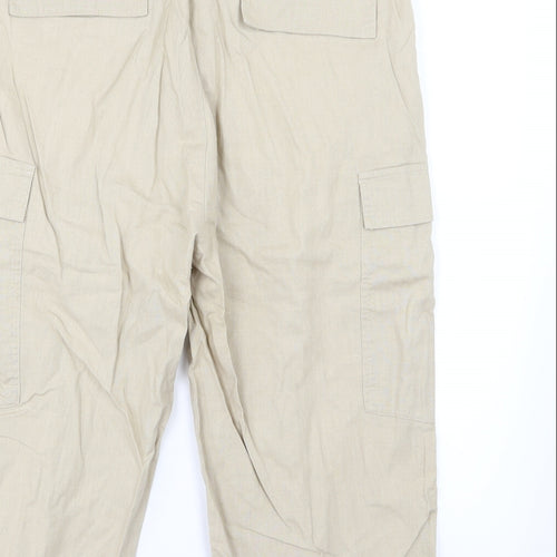 Preworn Womens Beige   Cargo Shorts Size L
