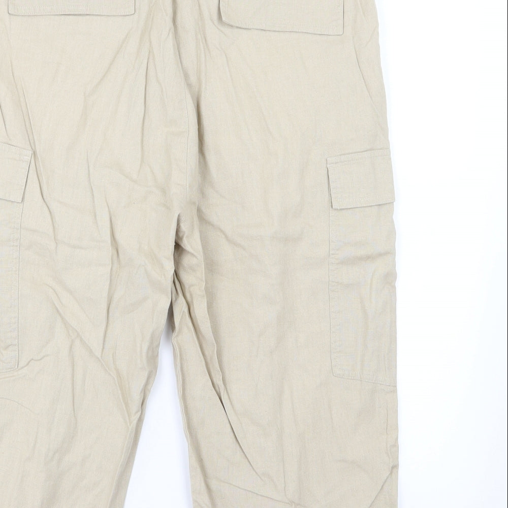 Preworn Womens Beige   Cargo Shorts Size L