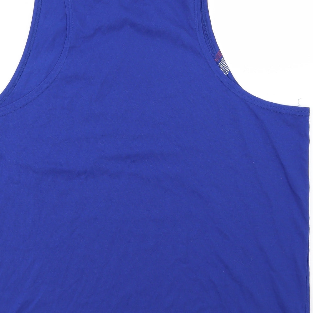 Lonsdale Mens Blue  Jersey  T-Shirt Size 2XL