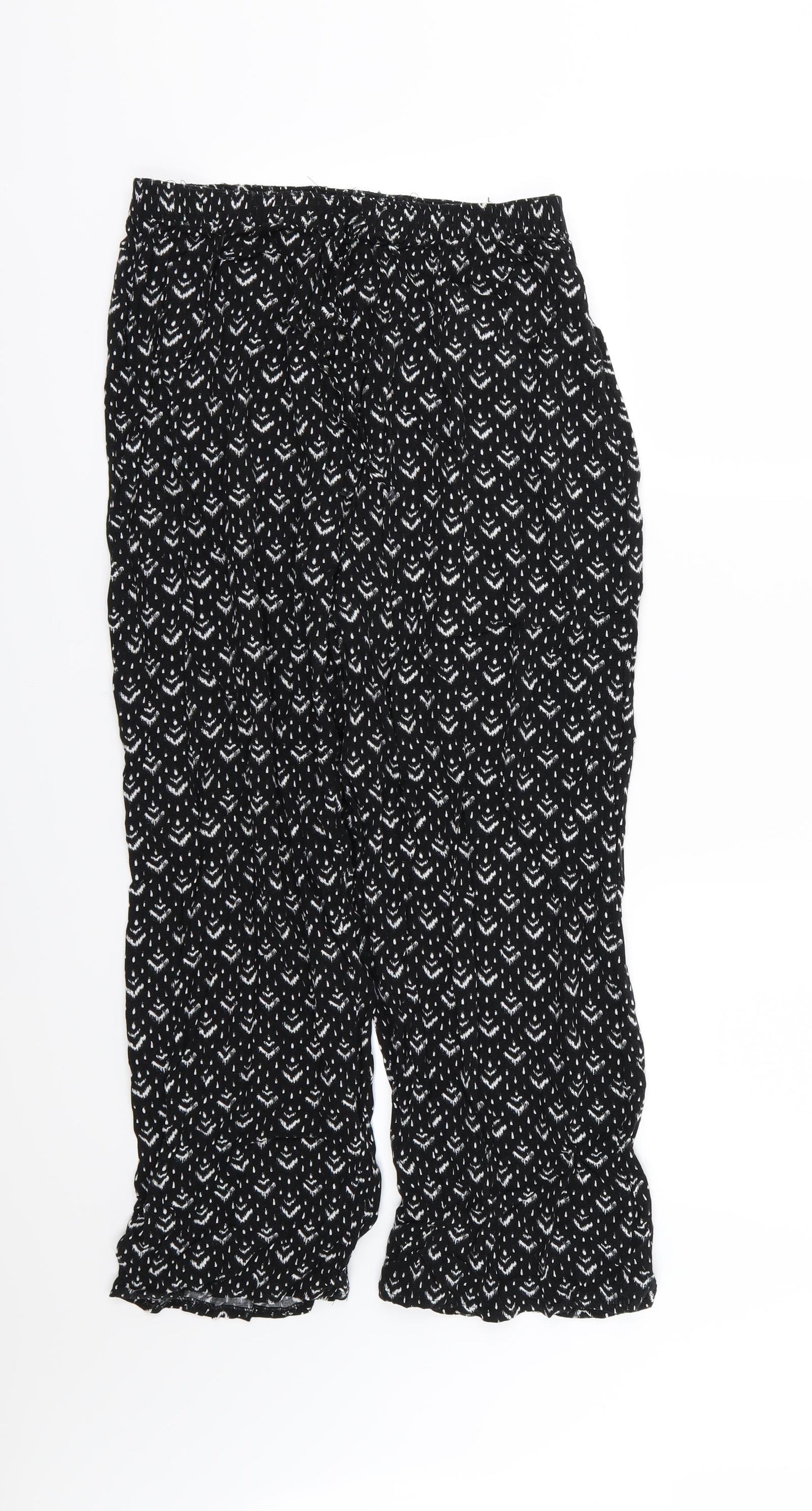 Preworn Womens Black   Trousers  Size 18 L25 in