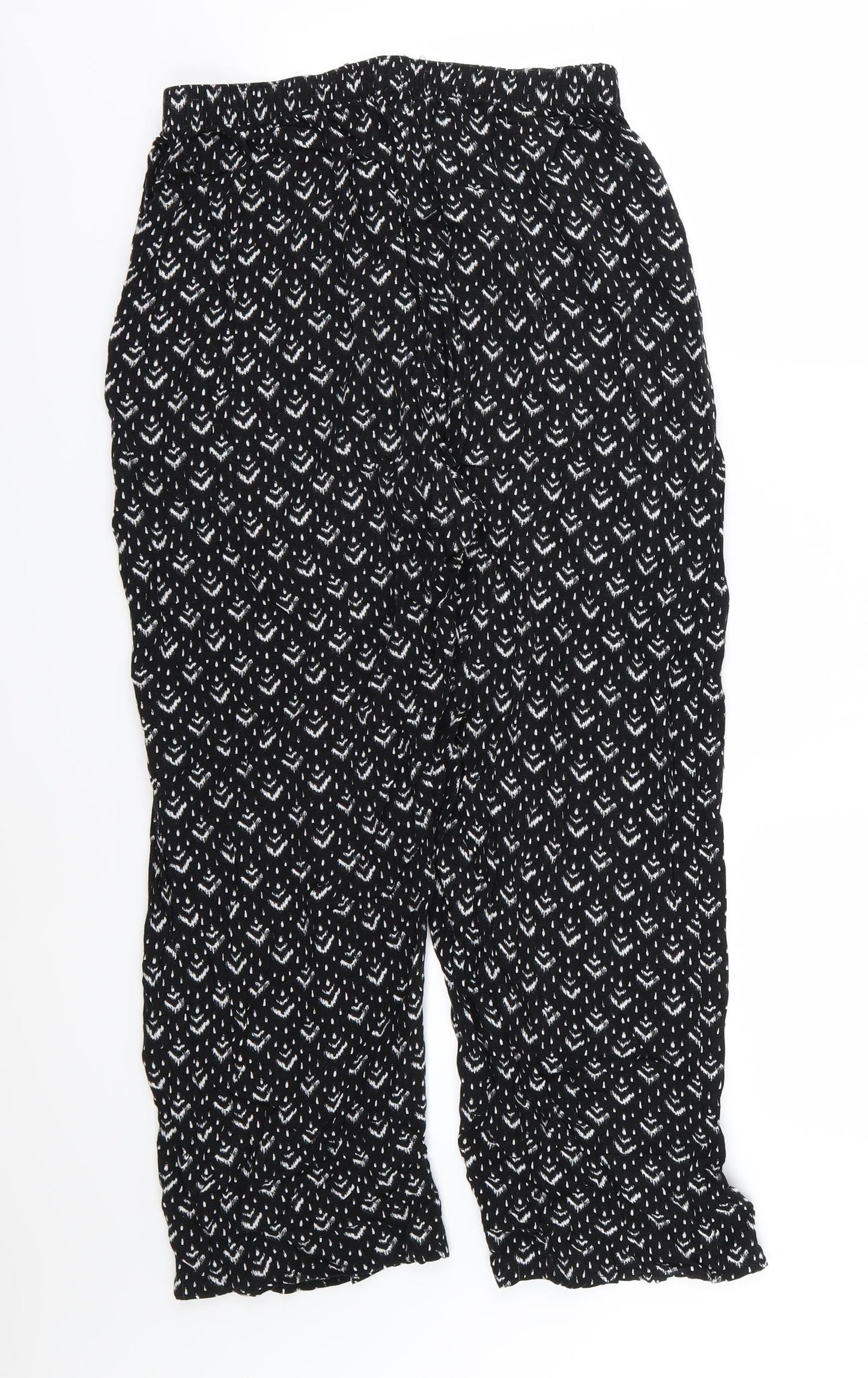 Preworn Womens Black   Trousers  Size 18 L25 in