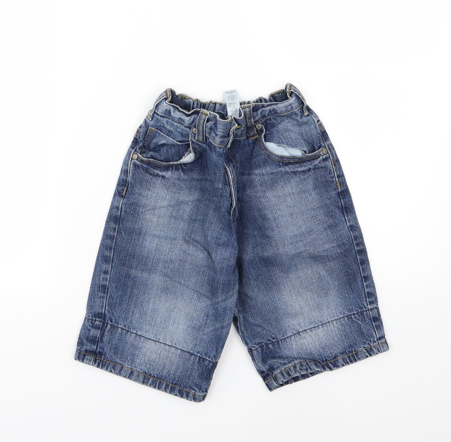 George Boys Blue  Denim Chino Shorts Size 10-11 Years