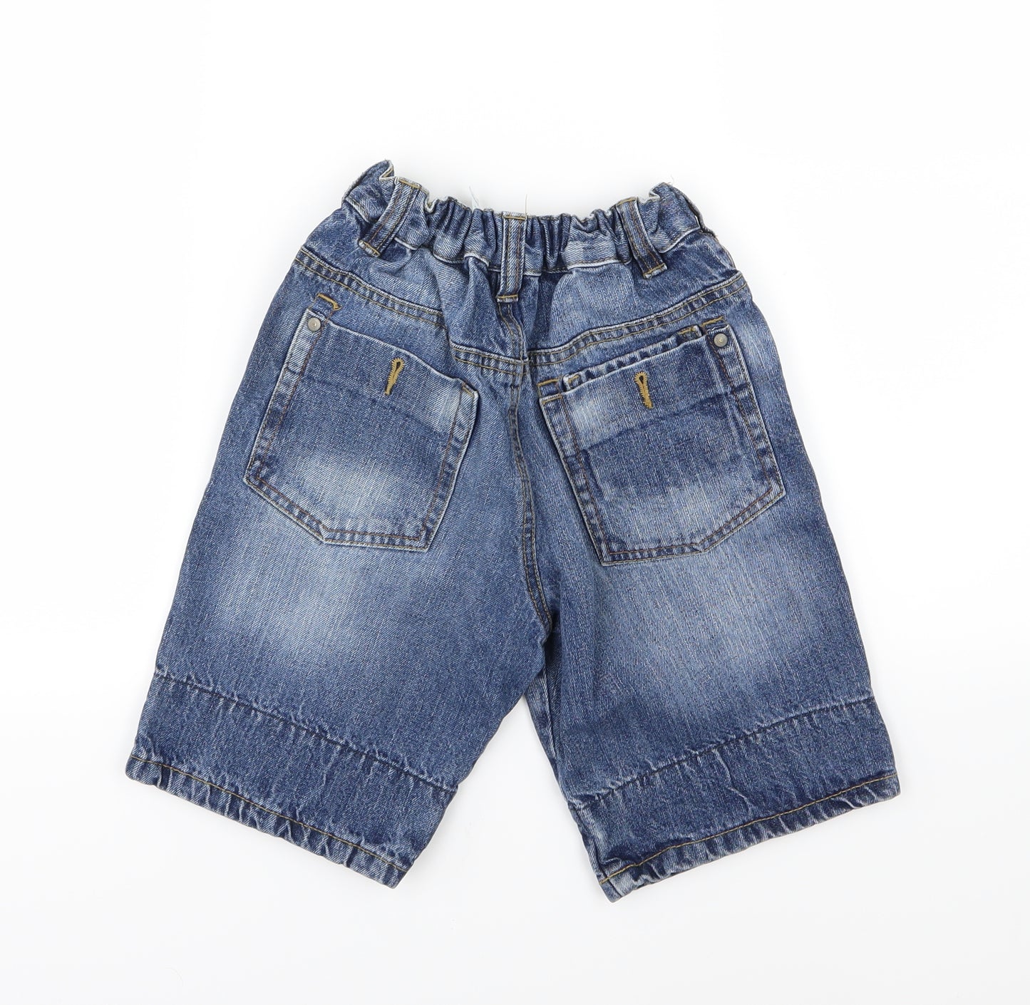George Boys Blue  Denim Chino Shorts Size 10-11 Years
