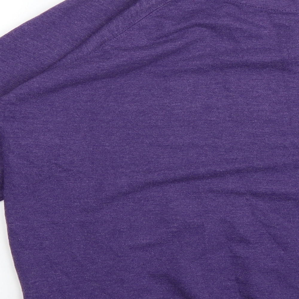 Delsa Womens Purple   Pullover Jumper Size L