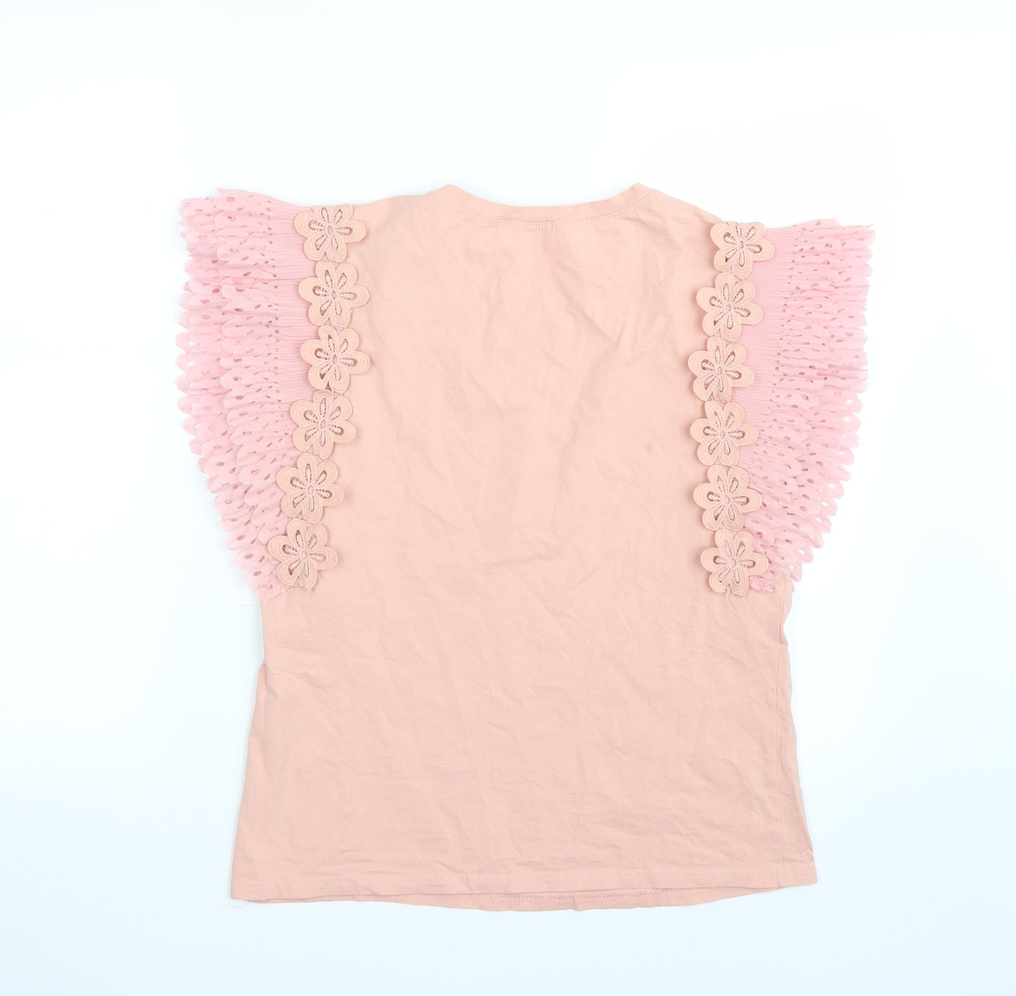 Shining star Womens Pink   Basic T-Shirt Size M