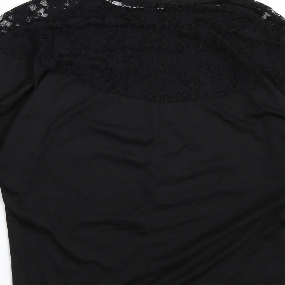 Jin mei yi Womens Black   Basic T-Shirt Size L