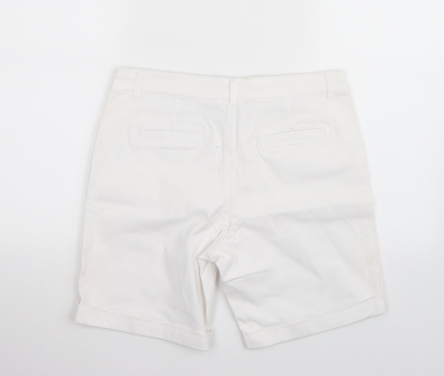 Love jeans Womens White   Chino Shorts Size 12
