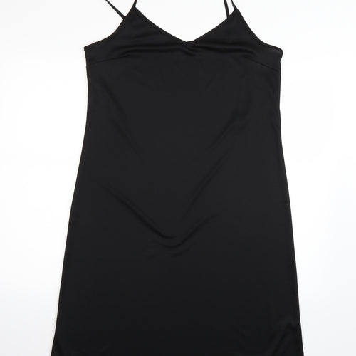 Dorothy Perkins Womens Black  Rayon A-Line  Size 16