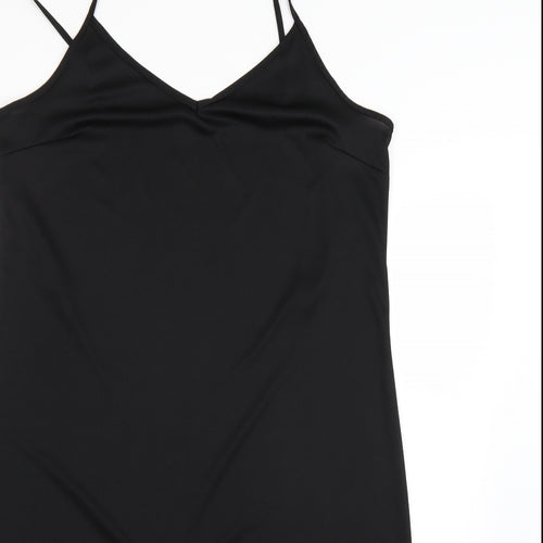 Dorothy Perkins Womens Black  Rayon A-Line  Size 16