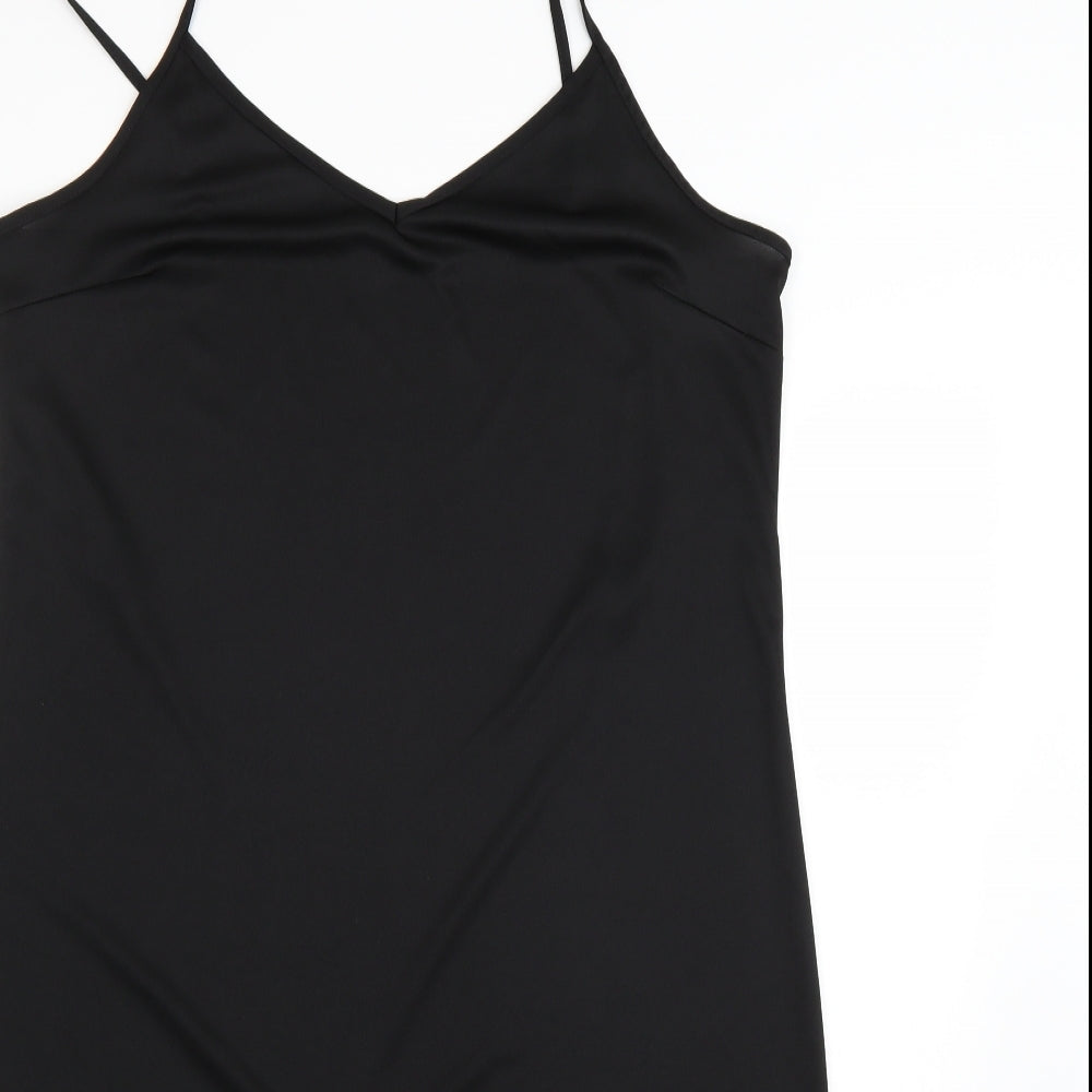 Dorothy Perkins Womens Black  Rayon A-Line  Size 16