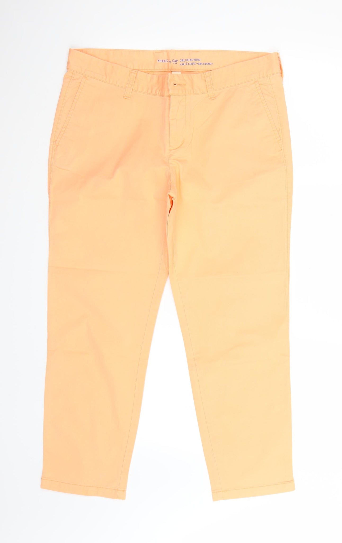 Gap Womens Orange   Cropped Jeans Size 10 L27 in