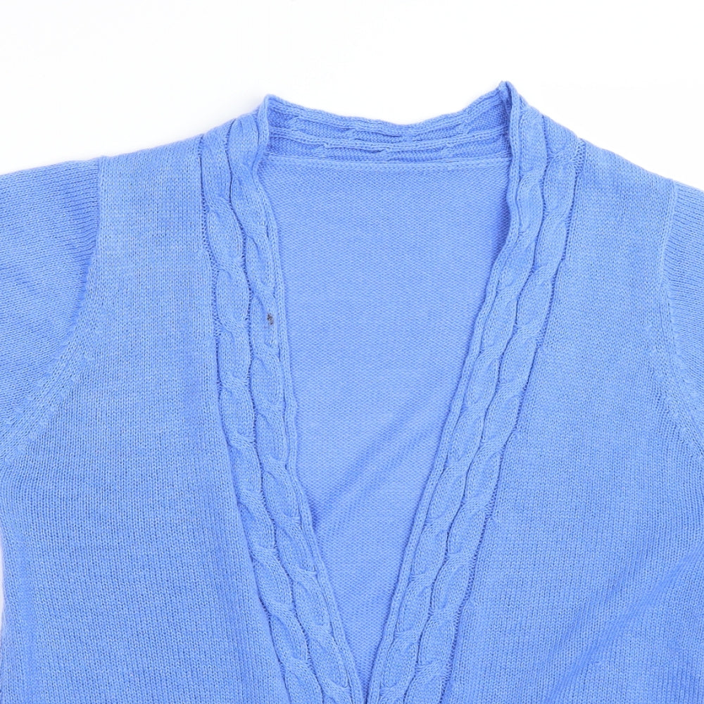 Preworn Womens Blue   Cardigan Jumper Size M