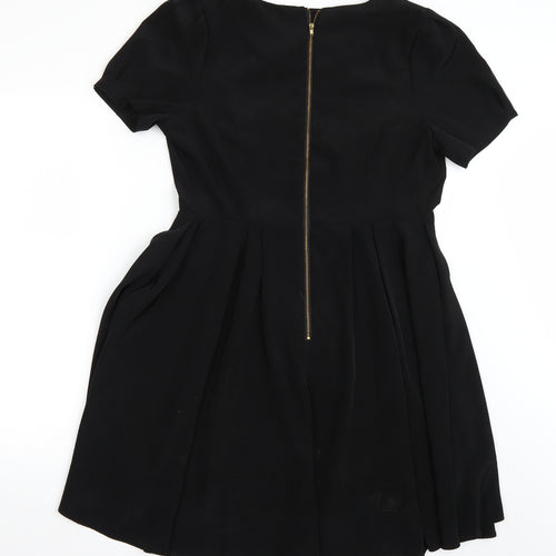Papaya Womens Black  Rayon A-Line  Size 16