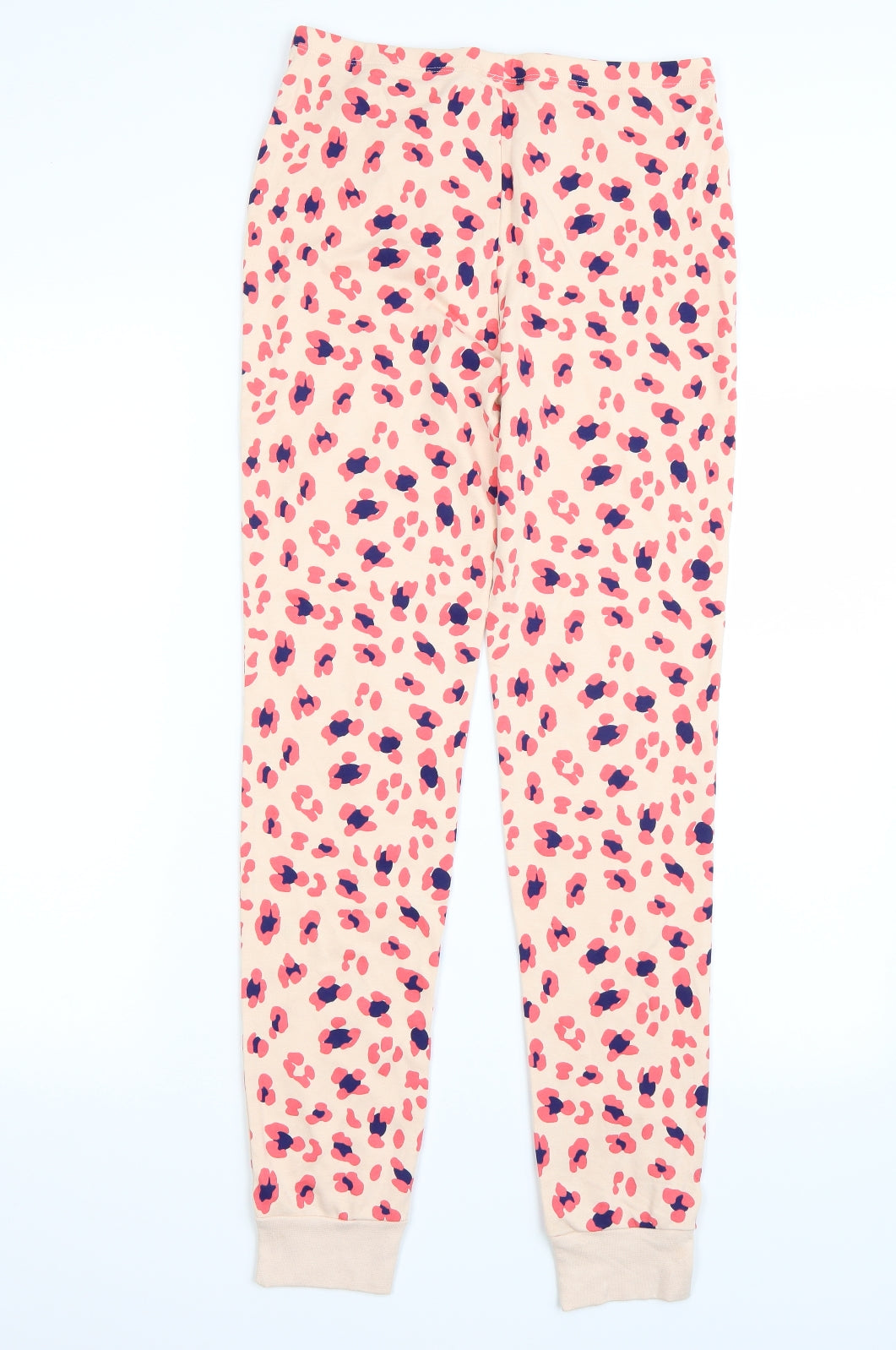 George Girls Pink Animal Print  Jegging Trousers Size 13 Years