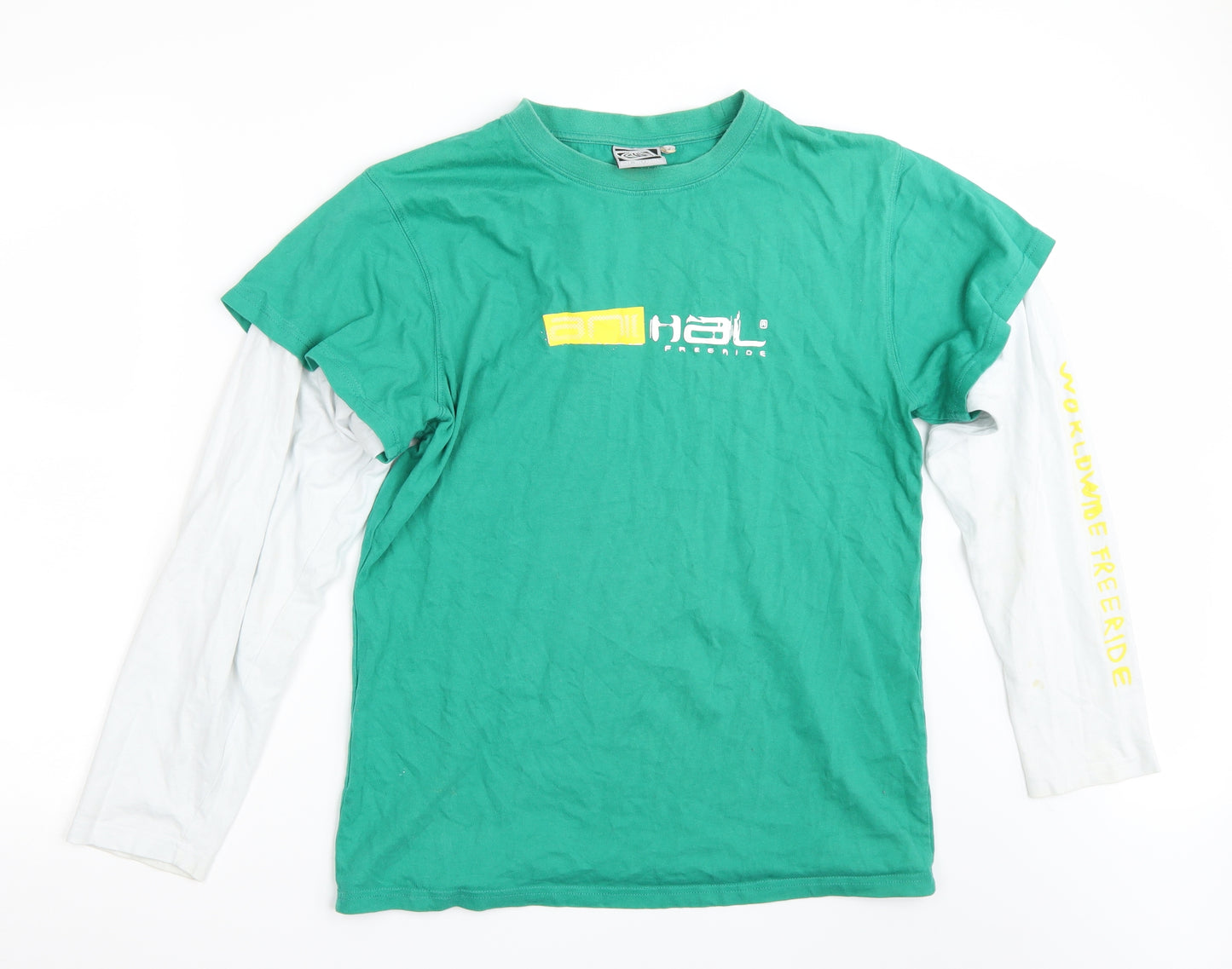 Animal Mens Green    T-Shirt Size XL