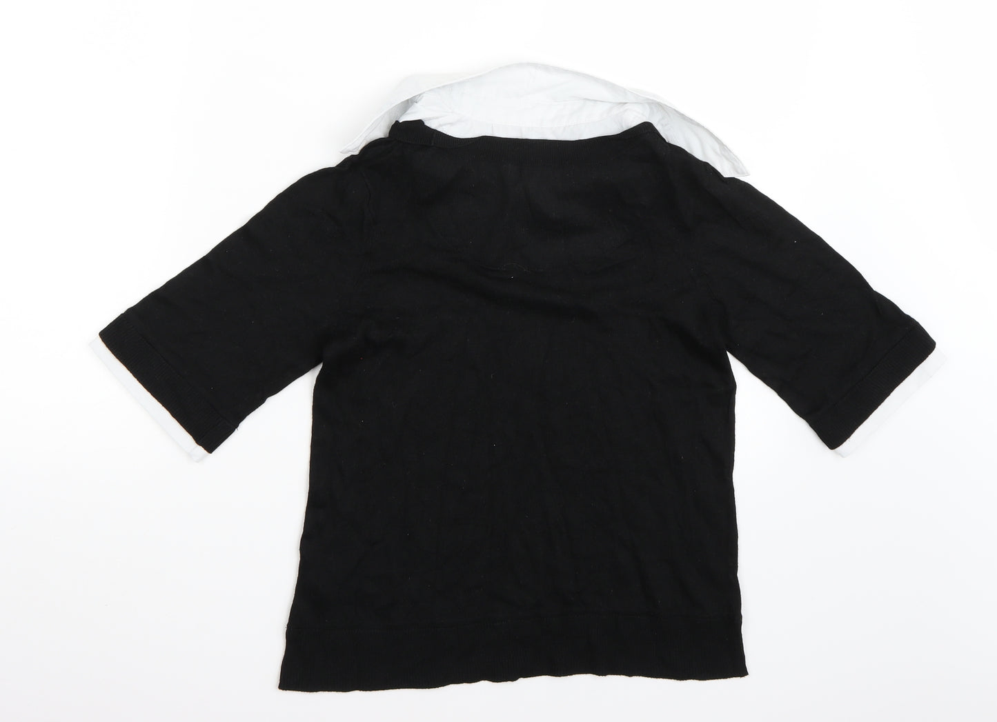 George Womens Black   Basic T-Shirt Size 8