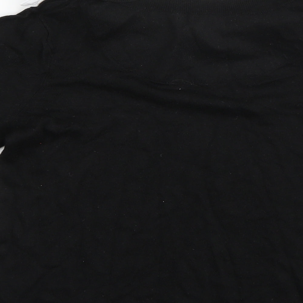 George Womens Black   Basic T-Shirt Size 8
