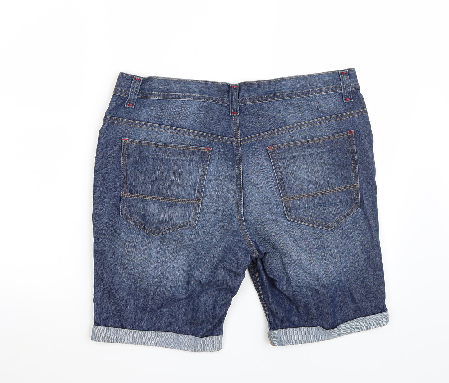 Denim & Co. Mens Blue   Bermuda Shorts Size 34