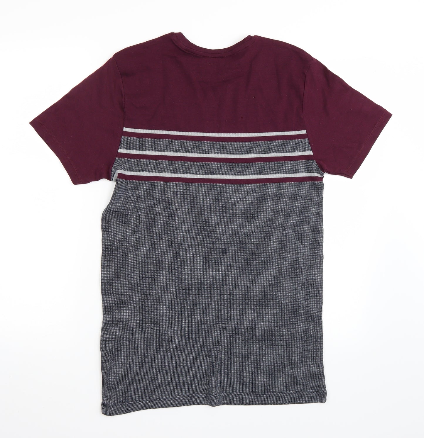 Peacocks Mens Purple    T-Shirt Size S