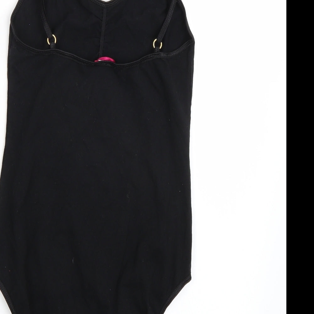 Riverisland Womens Black   Bodysuit One-Piece Size M