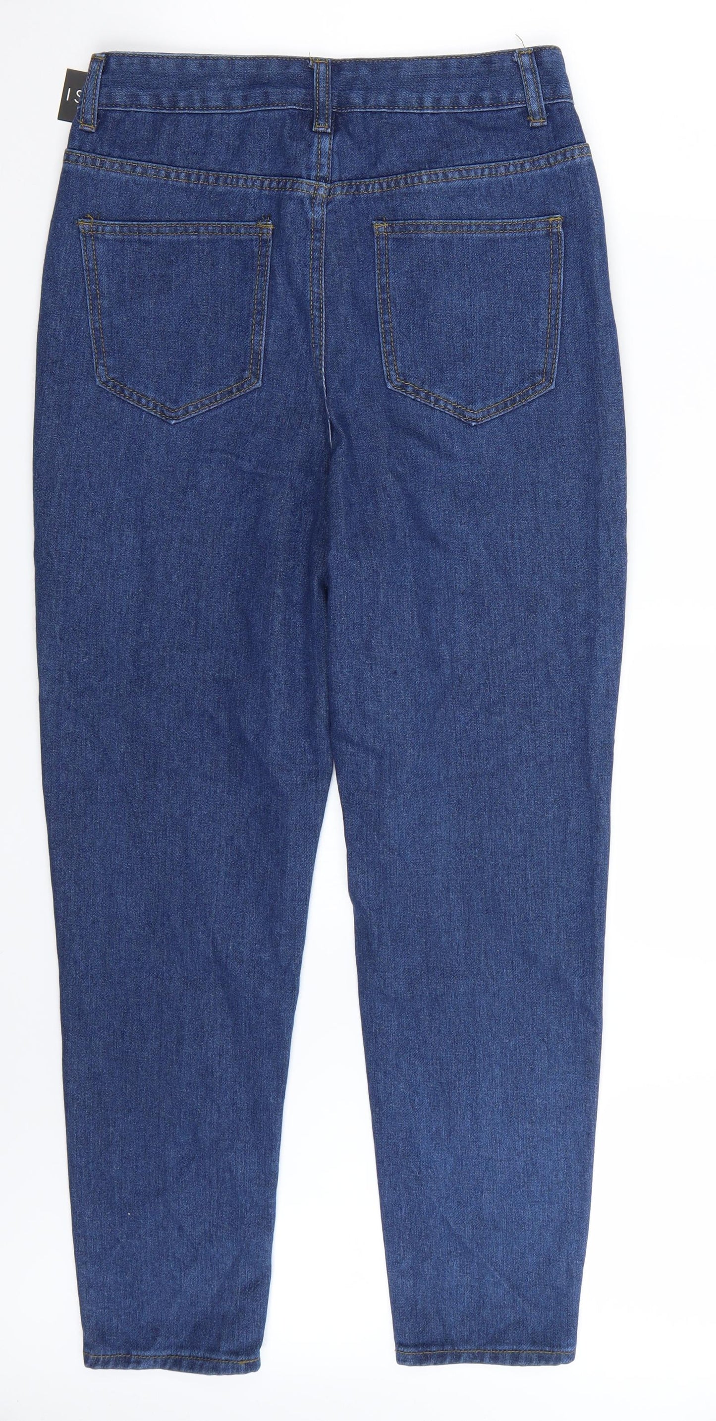 I SAW IT FIRST Womens Blue   Mom Jeans Size 10 L28 in
