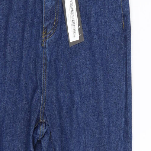 I SAW IT FIRST Womens Blue   Mom Jeans Size 10 L28 in