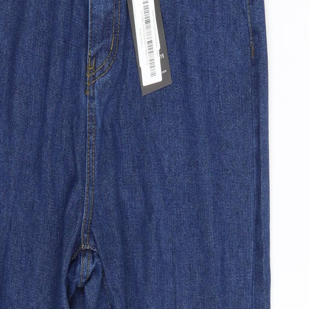 I SAW IT FIRST Womens Blue   Mom Jeans Size 10 L28 in