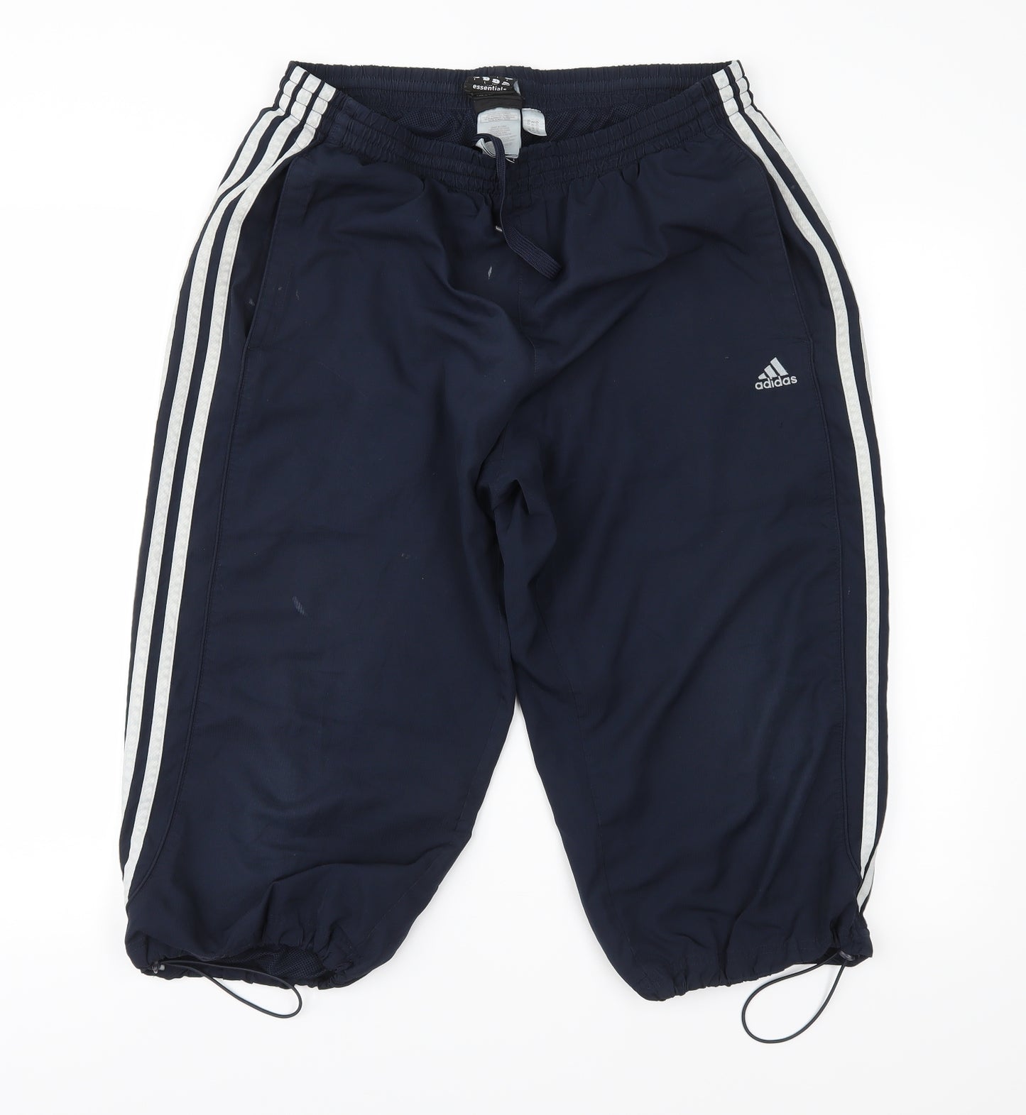 adidas Mens Blue   Cropped Trousers Size L L20 in