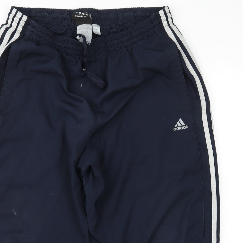 adidas Mens Blue   Cropped Trousers Size L L20 in