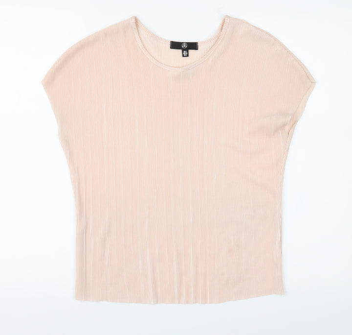 Missguided Womens Pink   Basic Blouse Size 6
