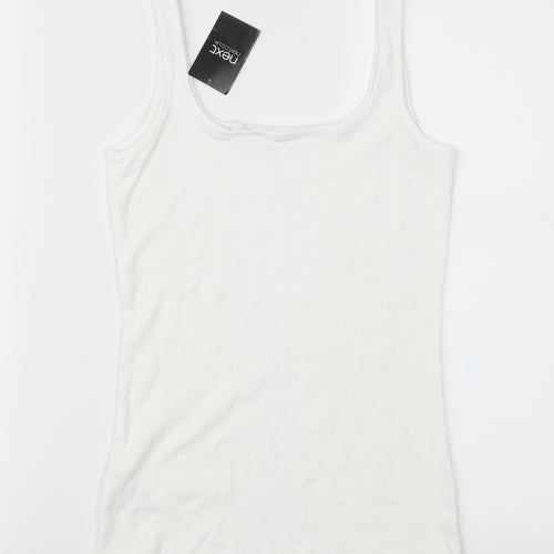 NEXT Womens White  Jersey Basic Tank Size 8
