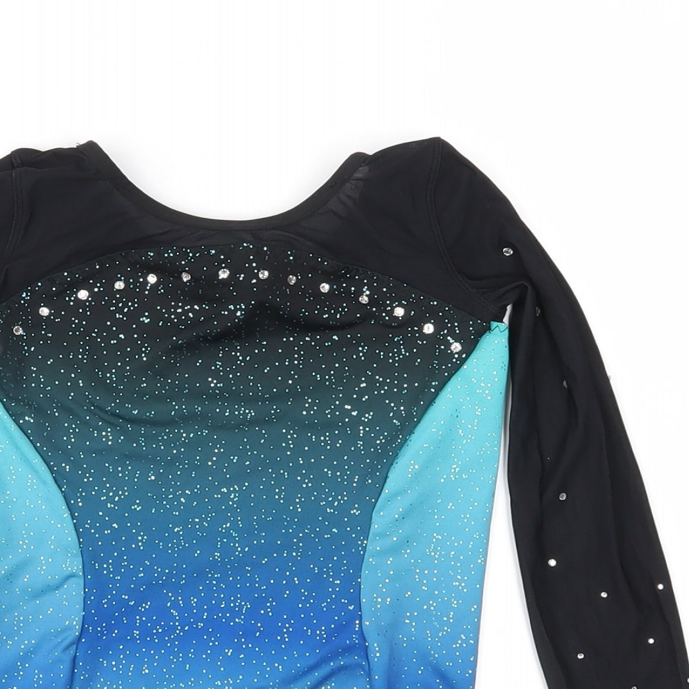 DECATHLON Girls Blue   Basic T-Shirt Size 8 Years  - Dance Wear