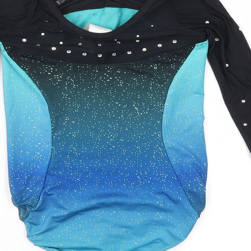 DECATHLON Girls Blue   Basic T-Shirt Size 8 Years  - Dance Wear