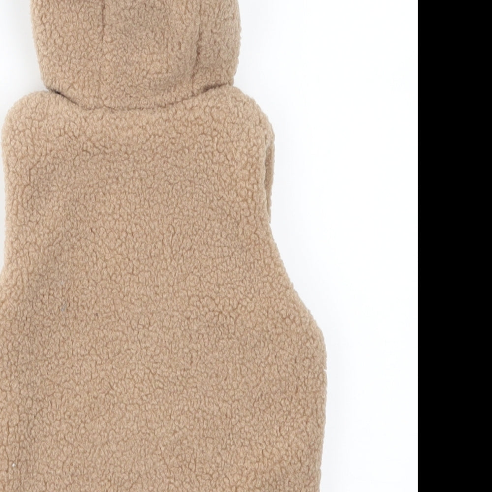 Disney Boys Brown  Fleece Jacket  Size 3-6 Months  - Winnie The Pooh