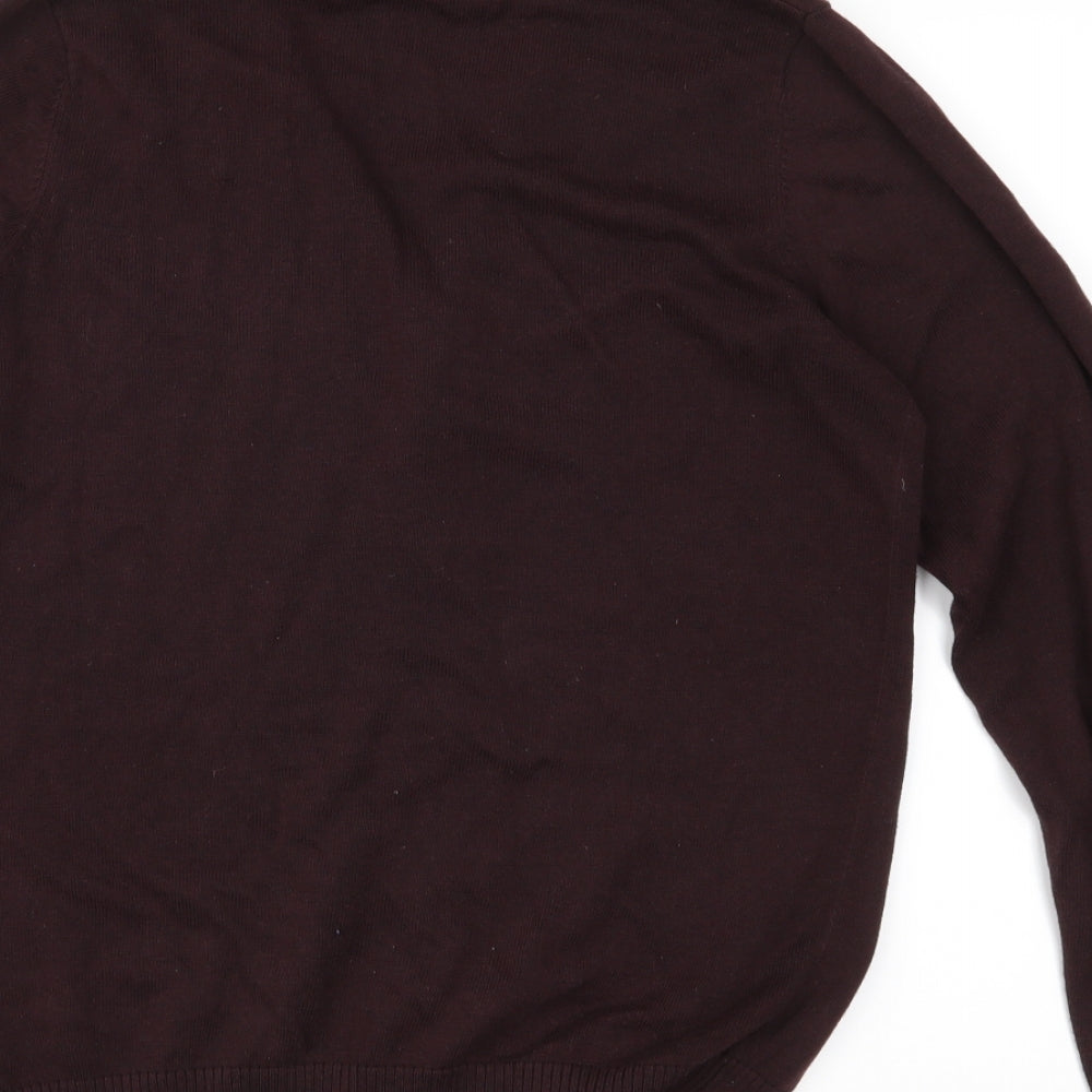 NEXT Mens Brown  Knit Cardigan Jumper Size XS
