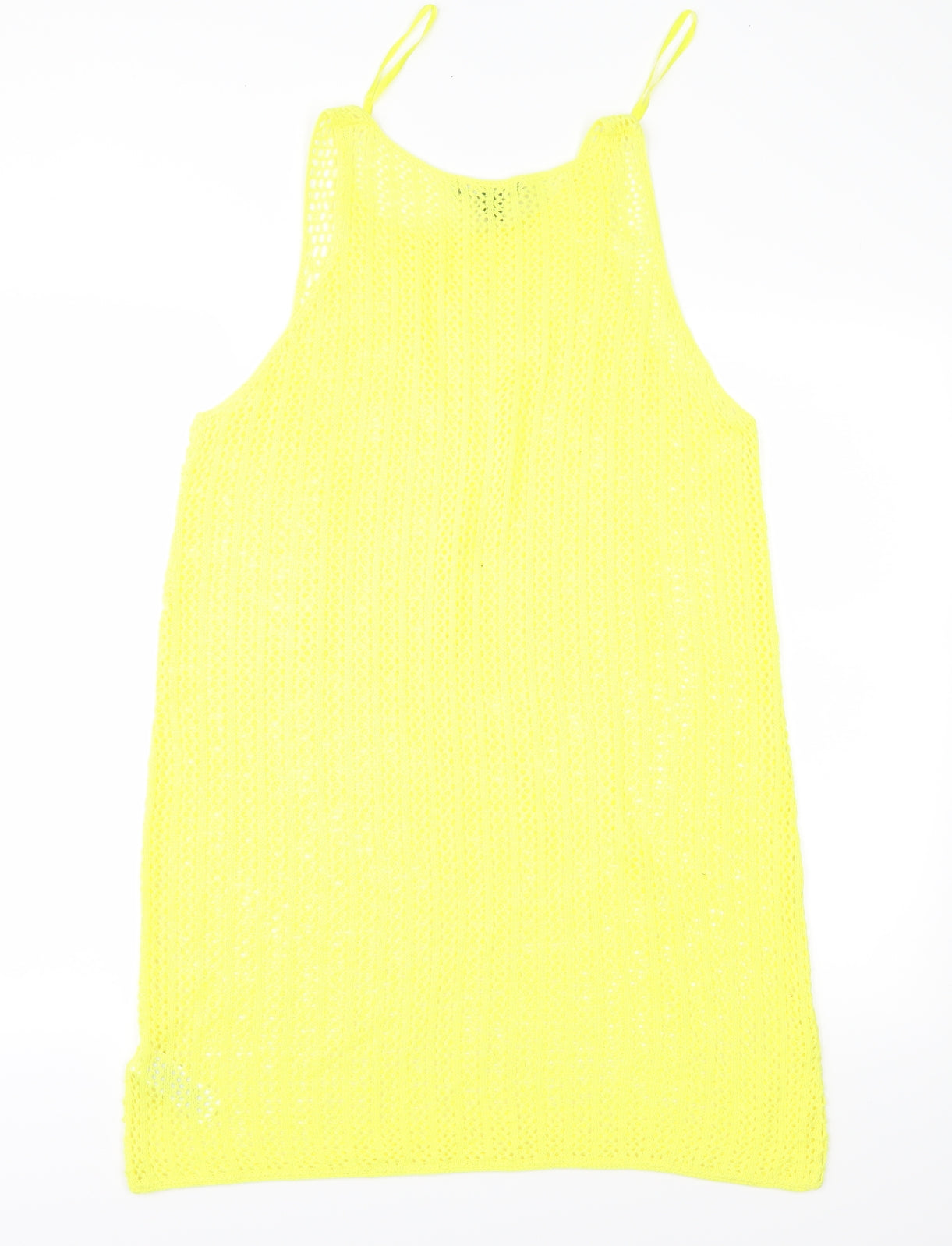 Primark Womens Yellow  Knit Tunic Jumper Size M  - Beach wear