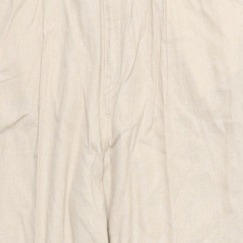 Marks and Spencer Womens Beige   Trousers  Size 14 L26 in