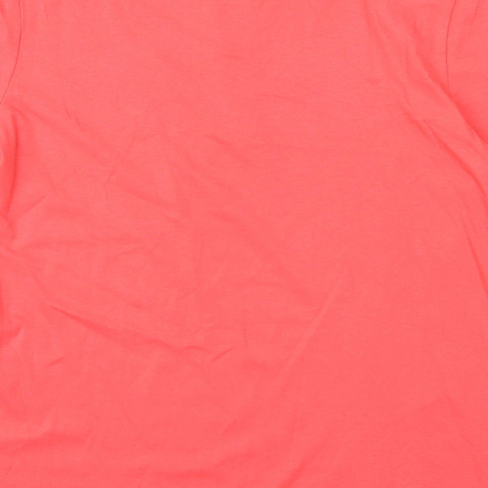 Anne De Lancay Womens Red  Jersey Basic T-Shirt Size M
