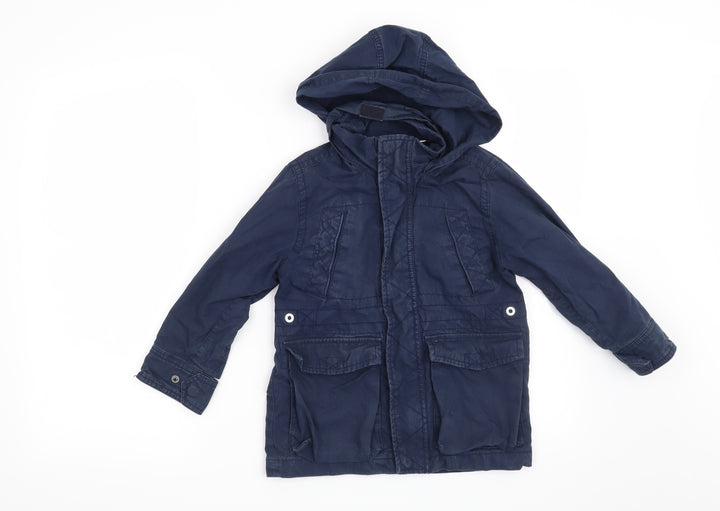Gap Boys Blue   Overcoat Coat Size 4-5 Years
