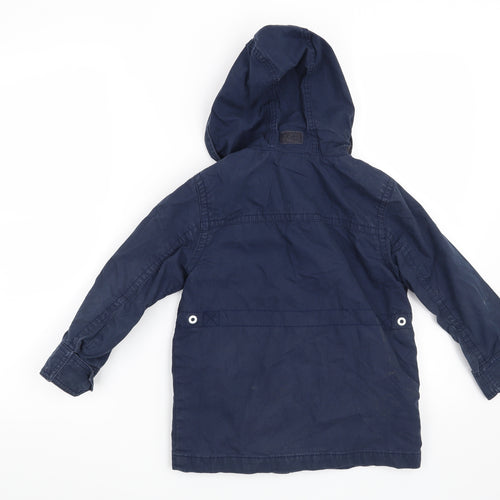 Gap Boys Blue   Overcoat Coat Size 4-5 Years