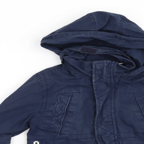 Gap Boys Blue   Overcoat Coat Size 4-5 Years